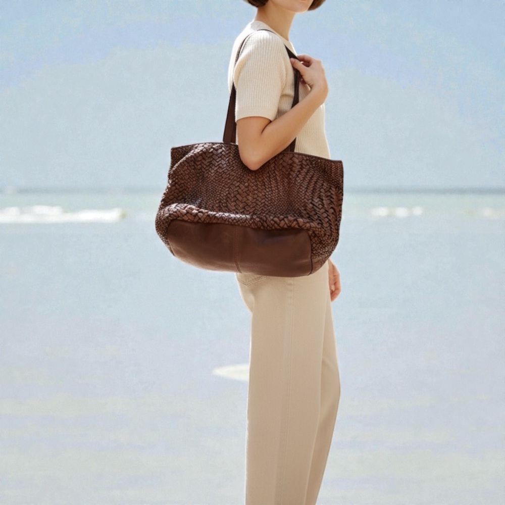 Chic Brown Tote Bag for Women